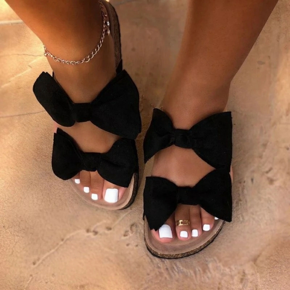 Bow tie sandals